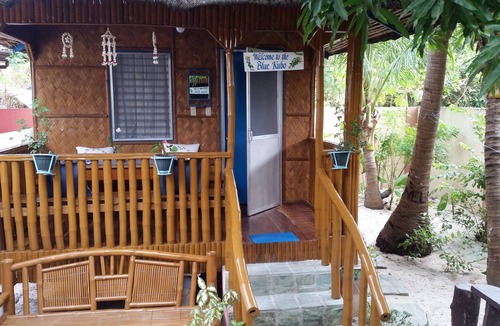 Roxas Cottage | Cute , cool Blue Kubo near the beach