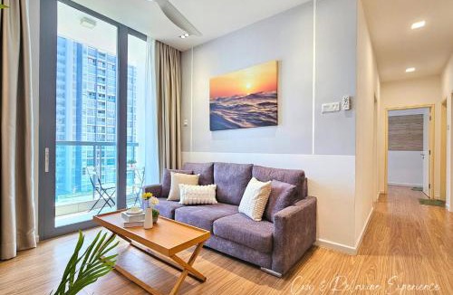 Puchong Apartment | Cyberjaya 3BR Homestay Balcony with Pool View & Near to MMU