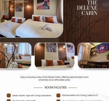 Balibago Apartment | El Nissi Staycation, THE DELUXE CABIN, Enchanted Kingdom