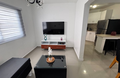 Moca Apartment | First floor 2-bedroom apartment with AC in vibrant Moca