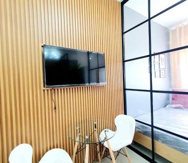 Dasmarinas Apartment | Green 2 Residences Scandi-Industrial Hotel Type Interior