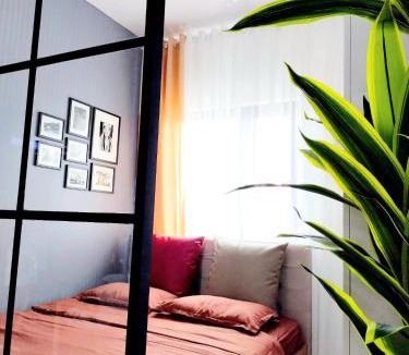 Dasmarinas Apartment | Green 2 Residences Scandi-Industrial Hotel Type Interior