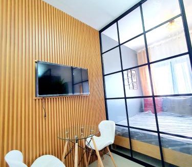 Dasmarinas Apartment | Green 2 Residences Scandi-Industrial Hotel Type Interior