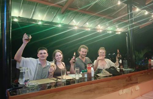 Basdiot House | Green Acres Village Cabin Rental with Air conditioner