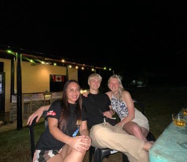 Basdiot House | Green Acres Village Cabin Rental with Air conditioner