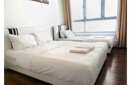 Shah Alam Apartment | I City Residence, 2 Bedroom 4-7 Pax unit, Walking to Theme n Water Park & Shopping Mall