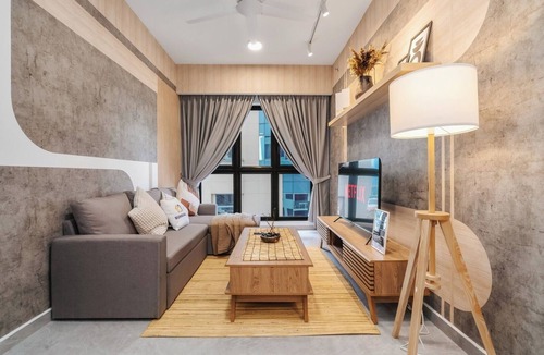 Imbi Apartment | Japandi Calm 1BR @ Agile Bukit Bintang|WiFi+Netflx