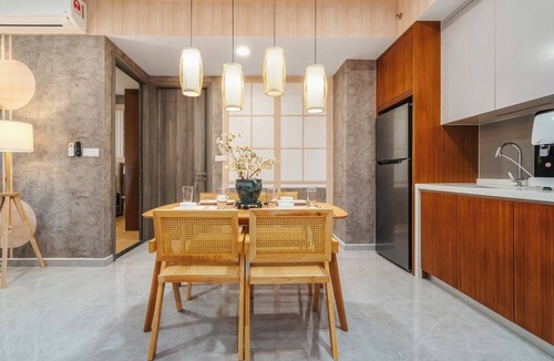 Imbi Apartment | Japandi Calm 1BR @ Agile Bukit Bintang|WiFi+Netflx