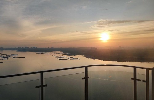 Central District Apartment | Japanese Tatami 2BR Panoramic Sunset SeaView High Floor DangaBay FreeParking