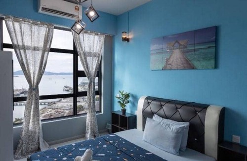 Downtown Kota Kinabalu Apartment | Jesselton Quay Seaview