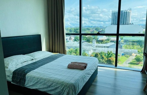 Batu Lintang Apartment | Kuching Kozi Square Mountain View 5A