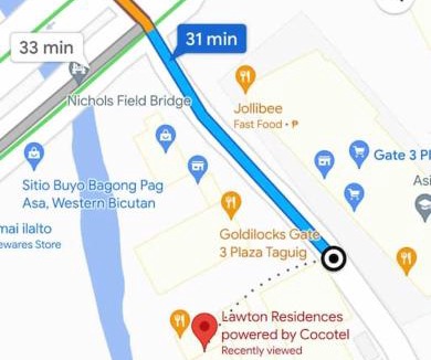 Taguig Apartment | Lawton Residences Studio Room 3F - 4pax