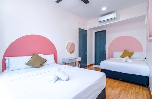 Downtown George Town House | Lovely 2BR Family Suite in Georgetown 乔治市温馨家庭二卧套房