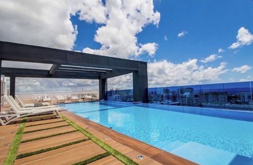 Los Prados Apartment | Luxury & Modern 2Bedroom 2baths Apartment with POOL Rooftop + GYM