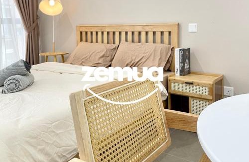 Sungai Penchala Apartment | Lv24 Rattan Muji Style Monthly Stay Fully Furnished Near 1U & IKEA WiFi Free Weekly Room Service