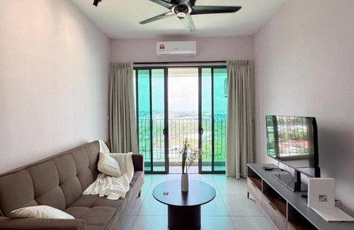 Kampung Masjid Timah Apartment | Meritus Residence 4min to Penang Bridge