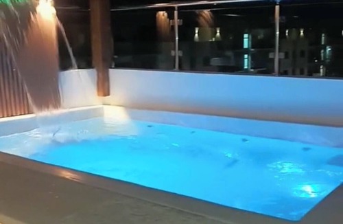 Santiago Province Apartment | Modern Rooftop Penthouse Private Jacuzzi & View