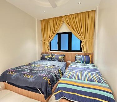 Tanjung Tanah Merah Apartment | NEWLY REnOVATED Comfy Beachfront View at Seri Bulan Port Díckson