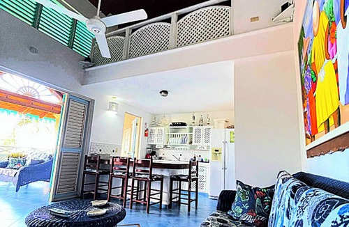 La Iglesia Apartment | Peaceful and beautiful 3-bedroom beachfront apartment with AC in Las Terrenas!