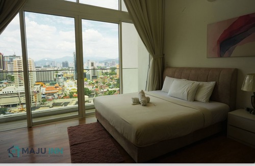 Kuala Lumpur City Centre Apartment | Quill Residences KLCC Luxury Suite by Maju Inn-Junior Suite with Balcony