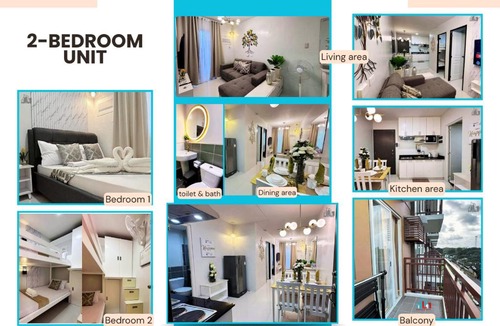 Puerto Princesa City Centre Apartment | Resort in Puerto Princesa City with a Balcony, FREE Gym & FREE Pool near Airport up to 5pax- B2 6Luster
