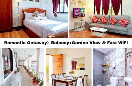 Liloan Apartment | Romantic Getaway》Balcony+Garden View & Fast Wi-Fi
