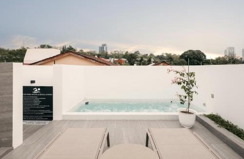 George Town Villa | Romantic Rooftop Jacuzzi Villa with Sunset Views