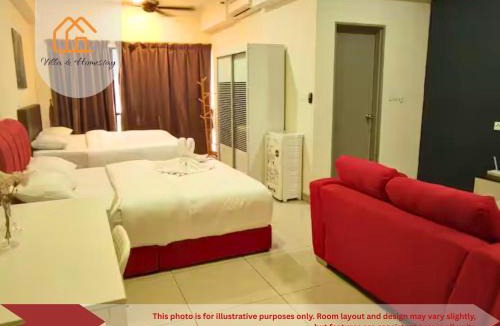 Cyberjaya Apartment | RumaKU at HYVE SOHO Cyberjaya - Studio 4pax - Wifi