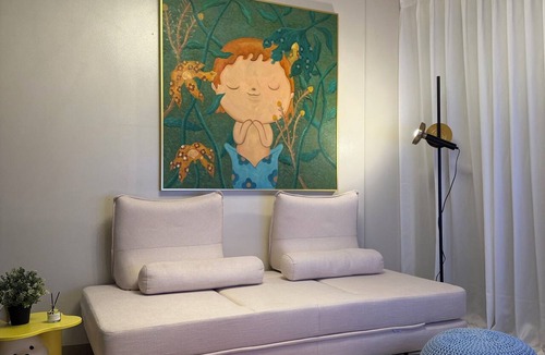 Tambo Apartment | Seaview 1 BR with 2 Infinity Pools & 1 Gym Free Next to Okada Near Airport MOA