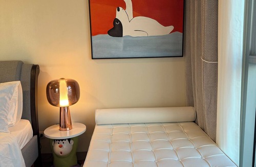 Tambo Apartment | Seaview 1 BR with 2 Infinity Pools & 1 Gym Free Next to Okada Near Airport MOA