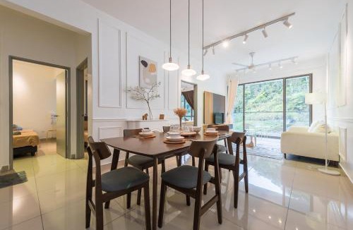 Brinchang Apartment | Serene Minimalist Family Retreat 2-7pax 8 min to BoH