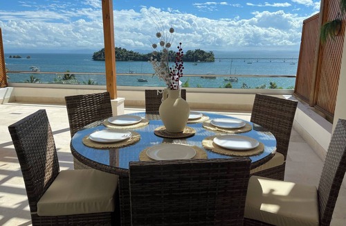 Samana Apartment | Sky and sea luxury apartment/elevator and swimming pool/view of Samana bay