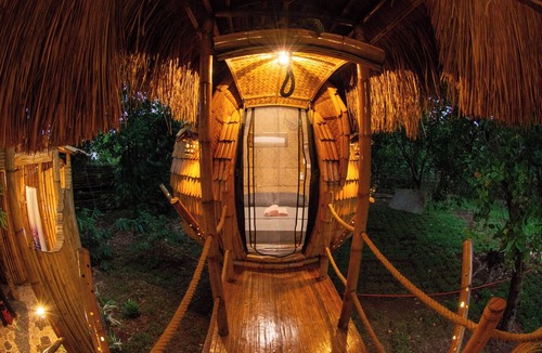 Puerto Princesa City Centre Cabin | Slumber Ball Bamboo Handcrafted Puerto Princesa City with AC