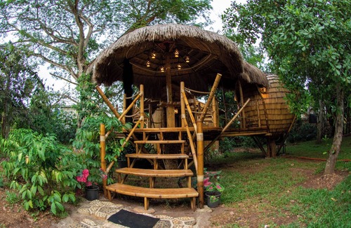 Puerto Princesa City Centre Cabin | Slumber Ball Bamboo Handcrafted Puerto Princesa City with AC