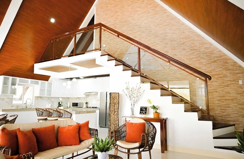 Bolinao Cabin | Step into an A-Frame home, where white tropical design meets ultimate comfort.