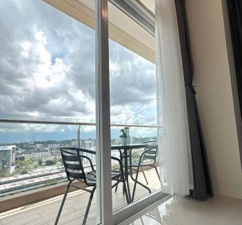 Kuching Apartment | Sweet Serene 1 Riverine Diamond Kuching I City Balcony View