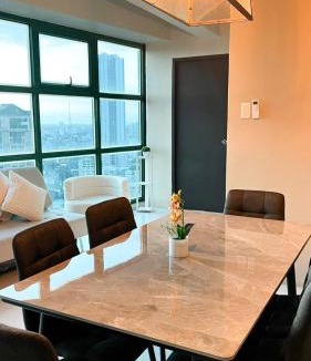 South Triangle Apartment | Symphony Tower Quezon City 44sqm - Full glass view