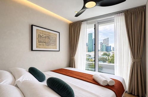 Downtown Apartment | The Architect - 3BR in Poblacion, Bar Kitchen, City Views