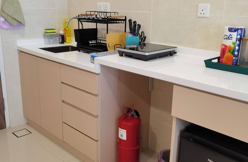 Downtown Kota Kinabalu Apartment | The Shore Charming 1-bedroom apartment in lovely Kota Kinabalu with AC, WiFi