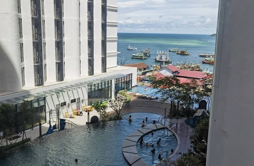 Downtown Kota Kinabalu Apartment | The Shore Charming 1-bedroom apartment in lovely Kota Kinabalu with AC, WiFi