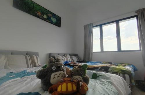 Klebang Besar Apartment | Totoro Homestay at Pulau Gadong Melaka