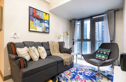 Bonifacio Global City Apartment | Uptown Parksuites T2 Bright & Airy Sky Garden flr 2.5BR,Uptown BGC