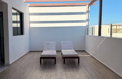 La Vega Province Apartment | Verde Breeze 3 Bedroom Penthouse w Outdoor Terrace & Balcony.Comfortable & quite