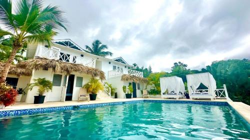 Las Terrenas House | Villa blanca chambre d'hôtes vue sur mer