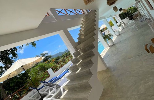 Las Galeras Villa | Villa con Vista al Mar, A 3 Minutos de la Playa Caminando y del Centro