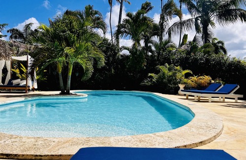 Las Terrenas Villa | Villa Saralena: Private tropical oasis. Only 50 meters from best beach in town!