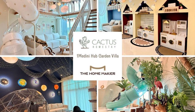 1Medini Hub Garden Villa by Cactus Homestay THM