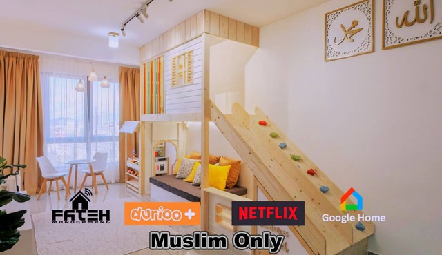 2-bedroom Condo with Kids Playhouse at Bali Residences Melaka for Muslim Only