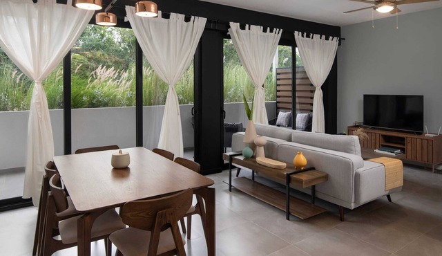 2BR Balcony & Pool in Flats at The Village in Punta Cana