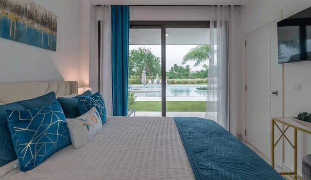2BR | Direct access to the pool from the bedroom and living room | Cana Rock Star | Free eSIM in Punta Cana